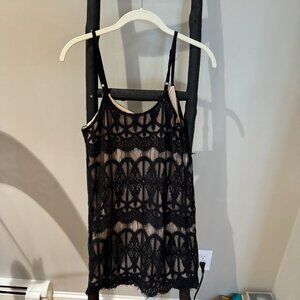 Love, Fire Lace Black Dress